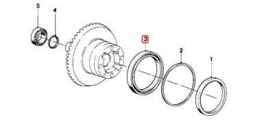 Grooved ball bearing 85X120X18 FAG replacing 33121242211- 33 12 1 242 211